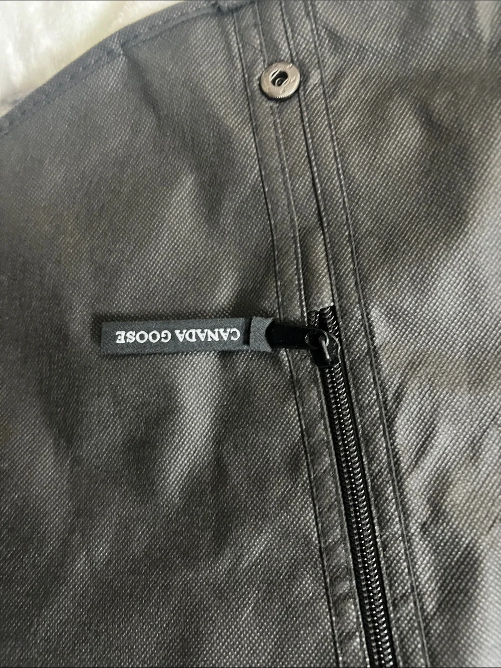 Canada Goose Black Garment Cover with Logo